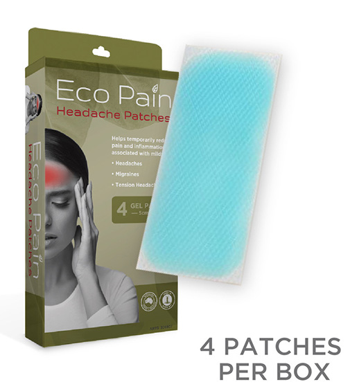 Eco Paineze Headache Gel Patches 4 Pack 3P