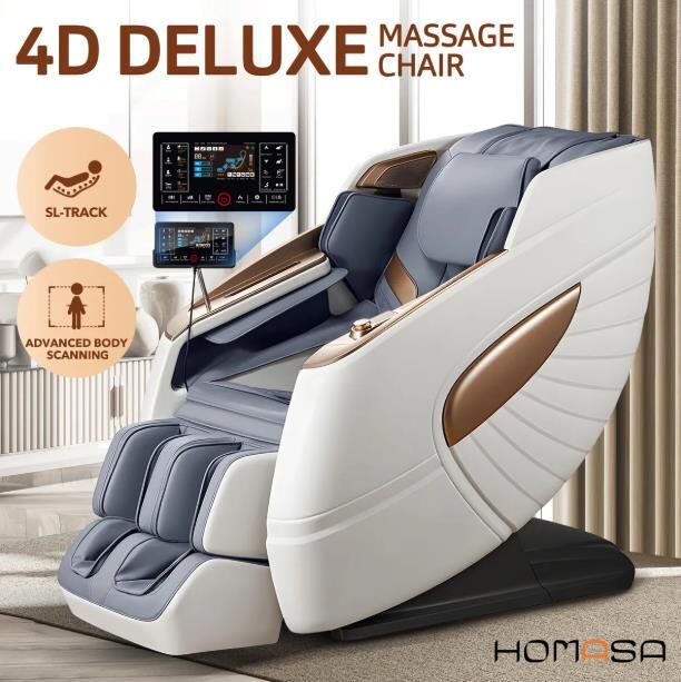 Homasa 4D Massage Chair Electric Recliner Zero Gravity Full Body