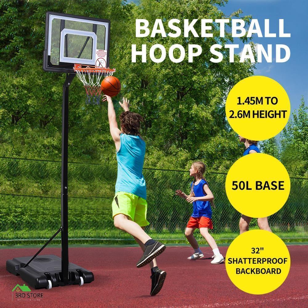 Centra Basketball Hoop Stand Kid Rim Ring System Large Backboard Net