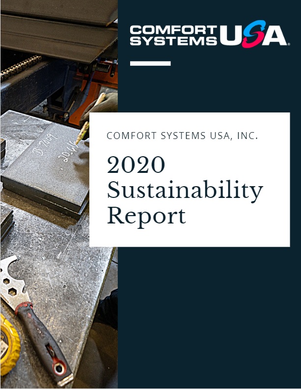 Comfort Systems USA 3R Sustainability