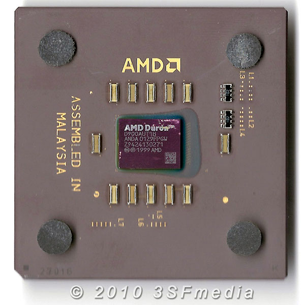 AMD Duron 900 Spitfire D900AUT1B > 3SF Media