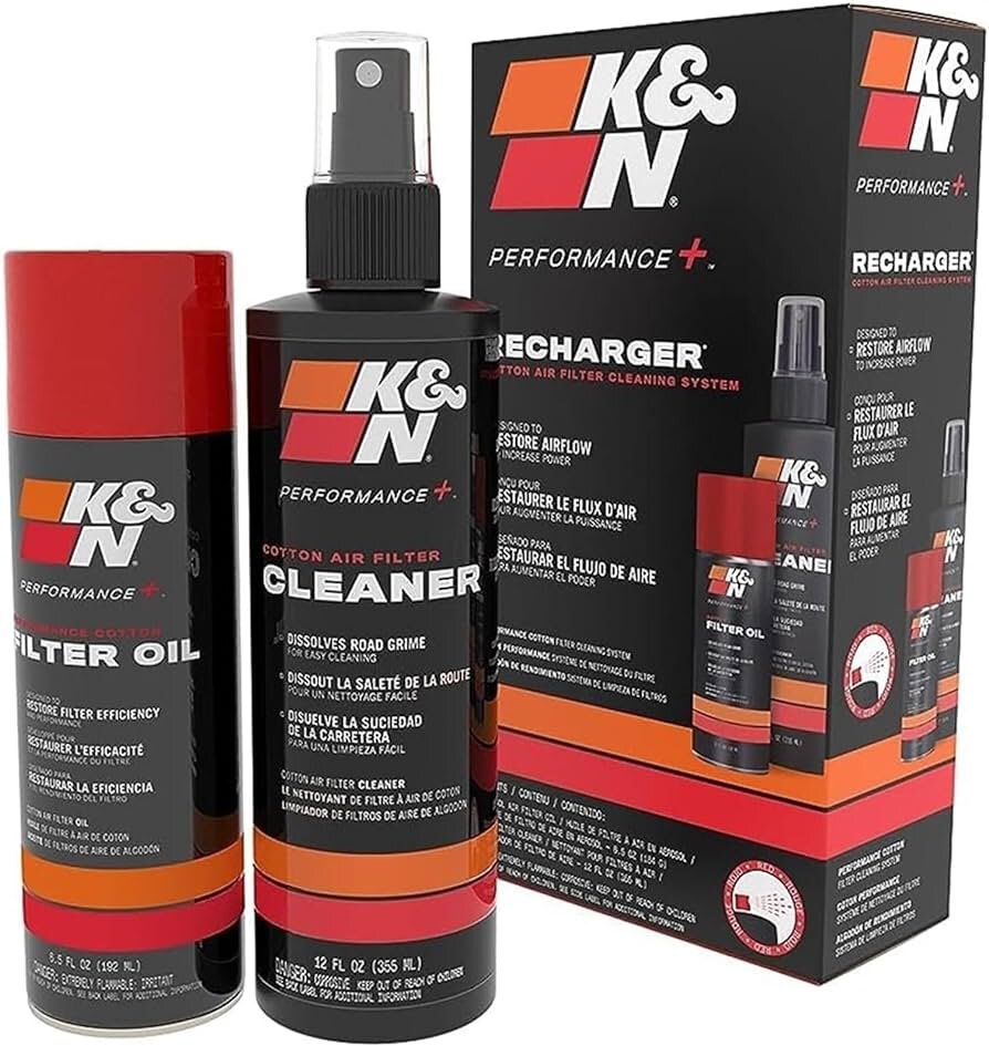 K&N Intake Filter Cleaning and Oiling Kit 995050 3SX Performance