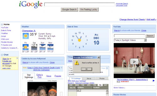 igoogle_stack overflow