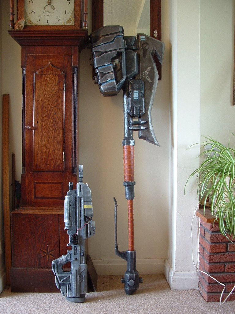 Gravity Hammer Pepakura WIP Page 3 Halo Costume and Prop Maker