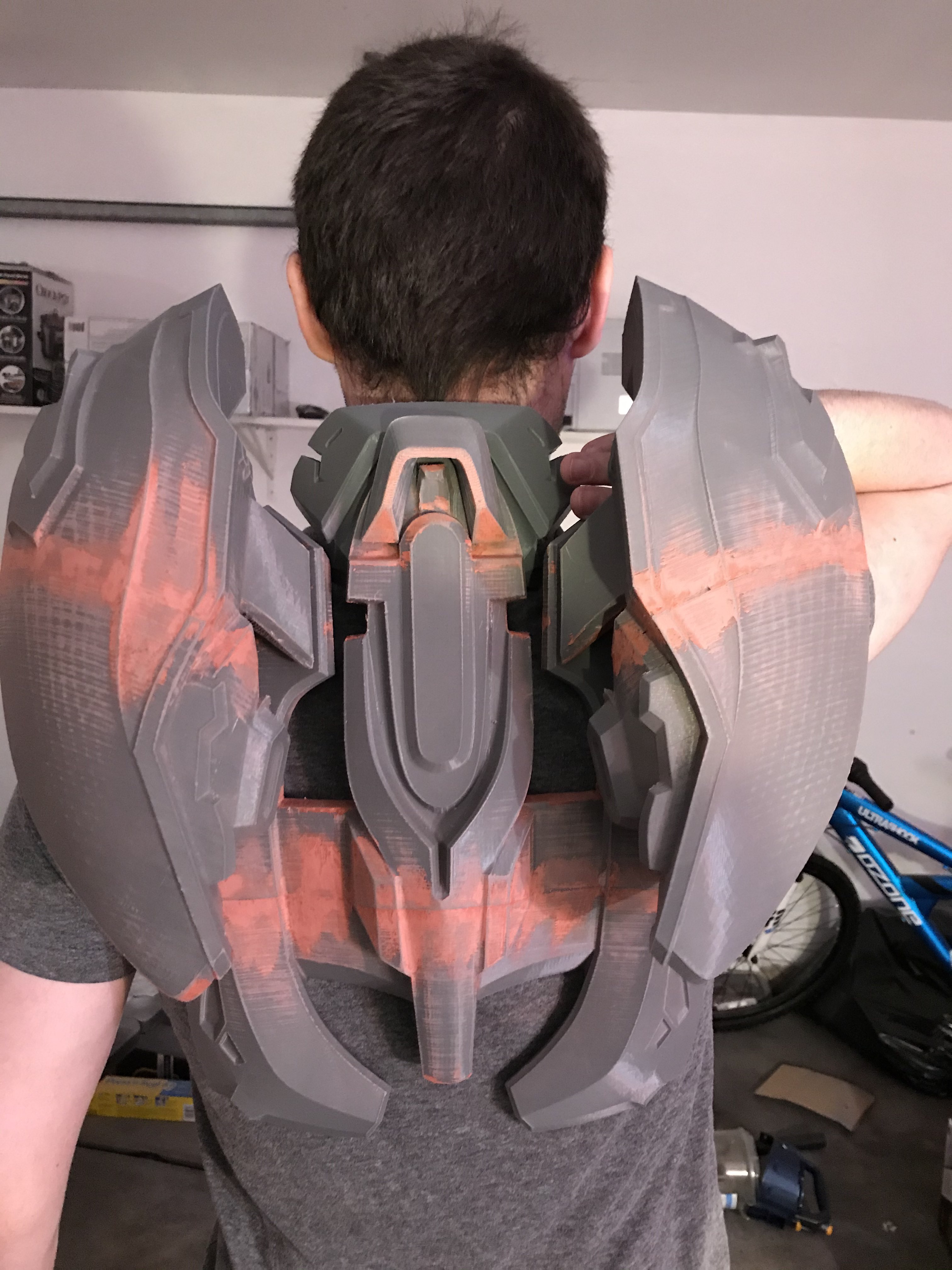 Halo 5 Guardians Hellcat Armor Build 3D printing Halo Costume and
