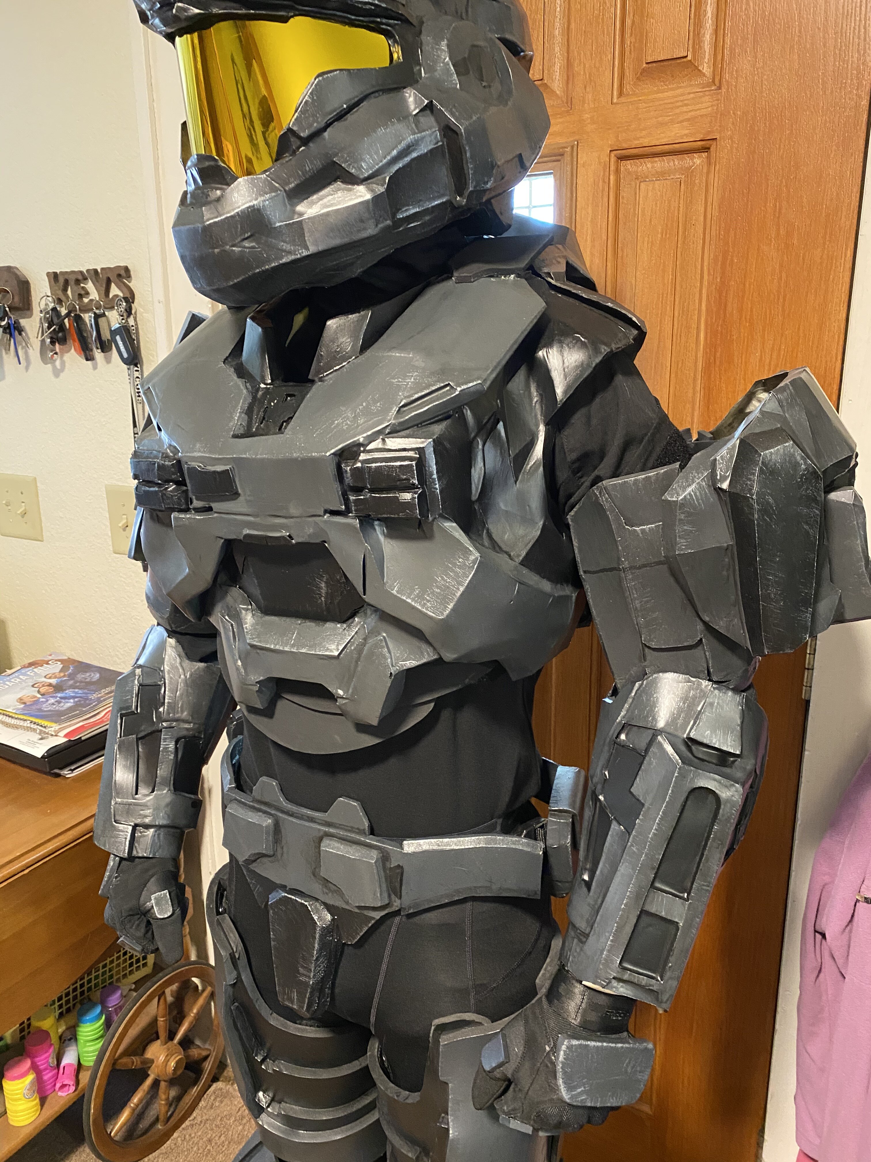 (Almost) Finished Halo Reach Pepakura and Foam Hybrid