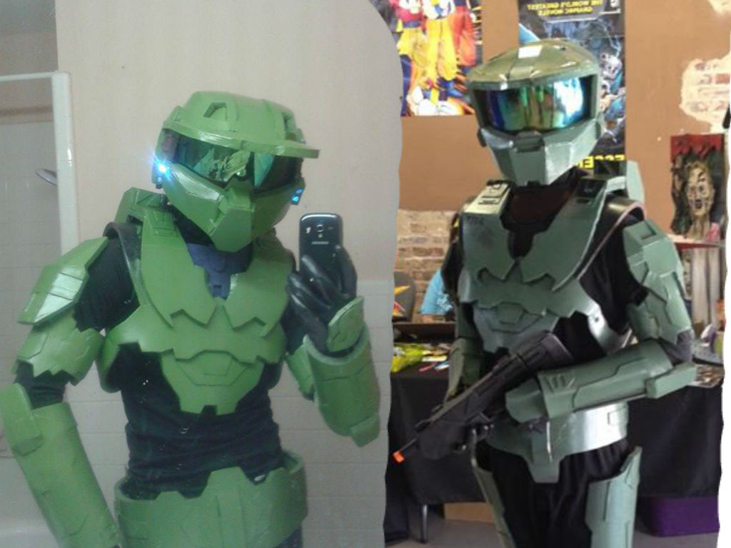 Noob making Mark IV (Forward Unto Dawn) Master Chief Armor