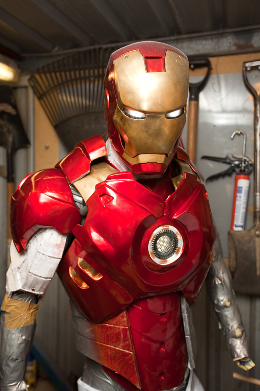 Sandbagger's Iron Man builds Now in STEEL. Halo Costume and Prop