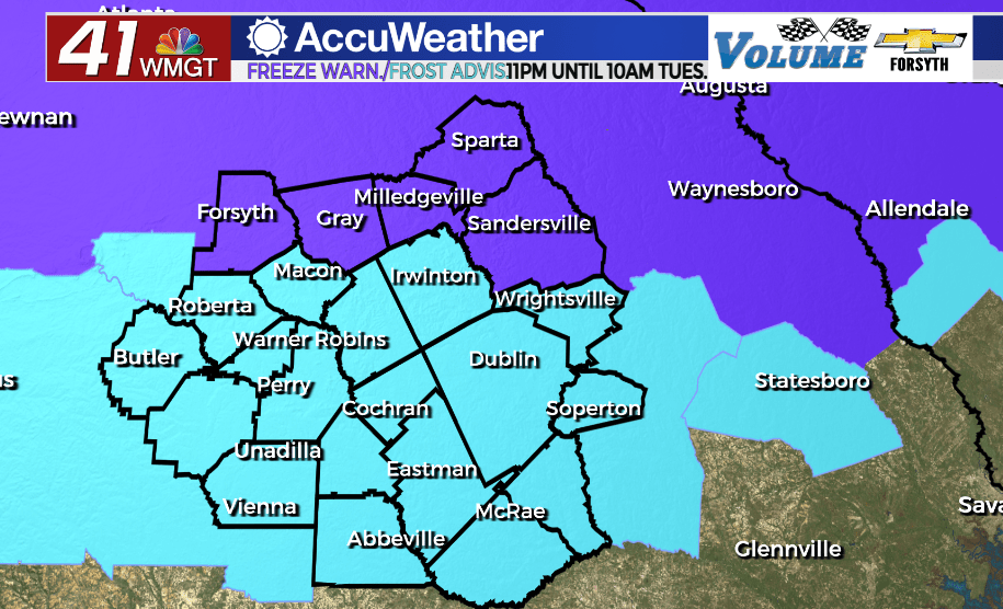 Butler Ga Weather Map