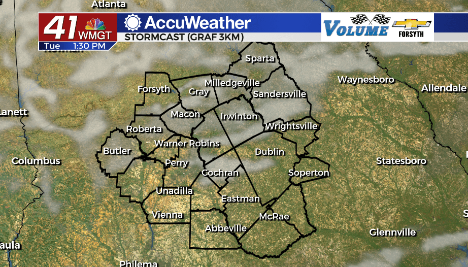Butler Ga Weather Map