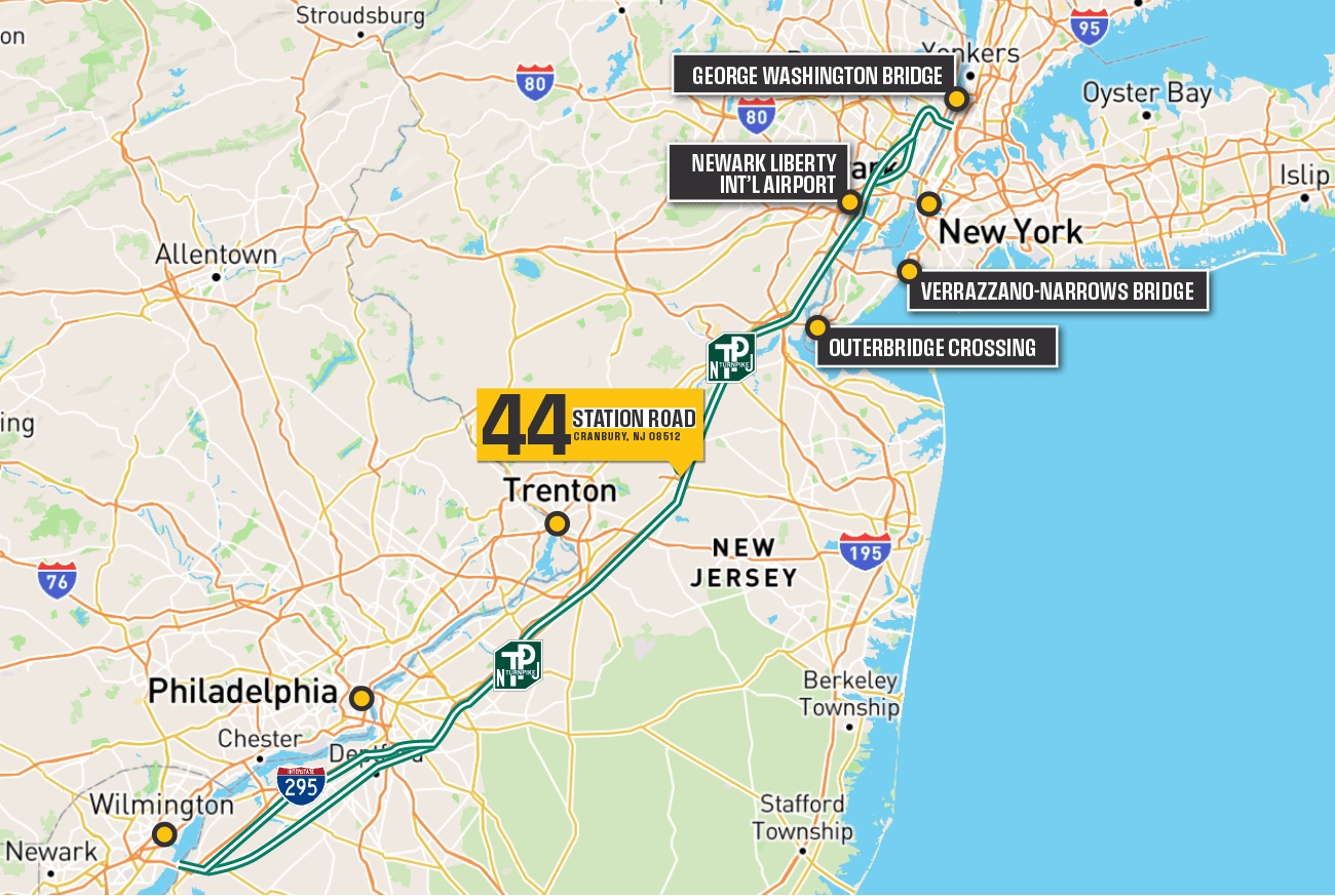 Location Overview 44 Station Road, Cranbury, NJ