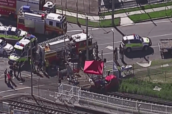 Woman dies after car and train collision in Brisbane 4BC