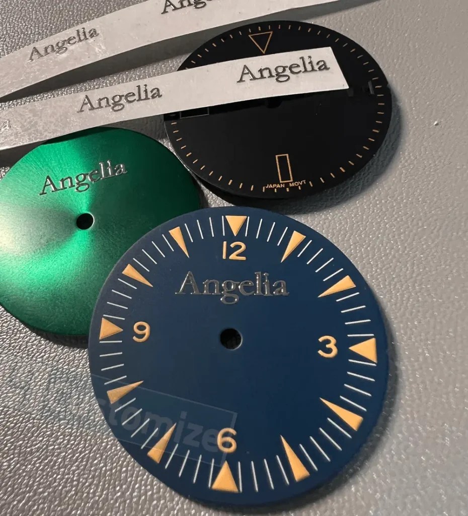 Custom Watch Dial Logo Stickers An 4Customize Client Showcase 4Customize