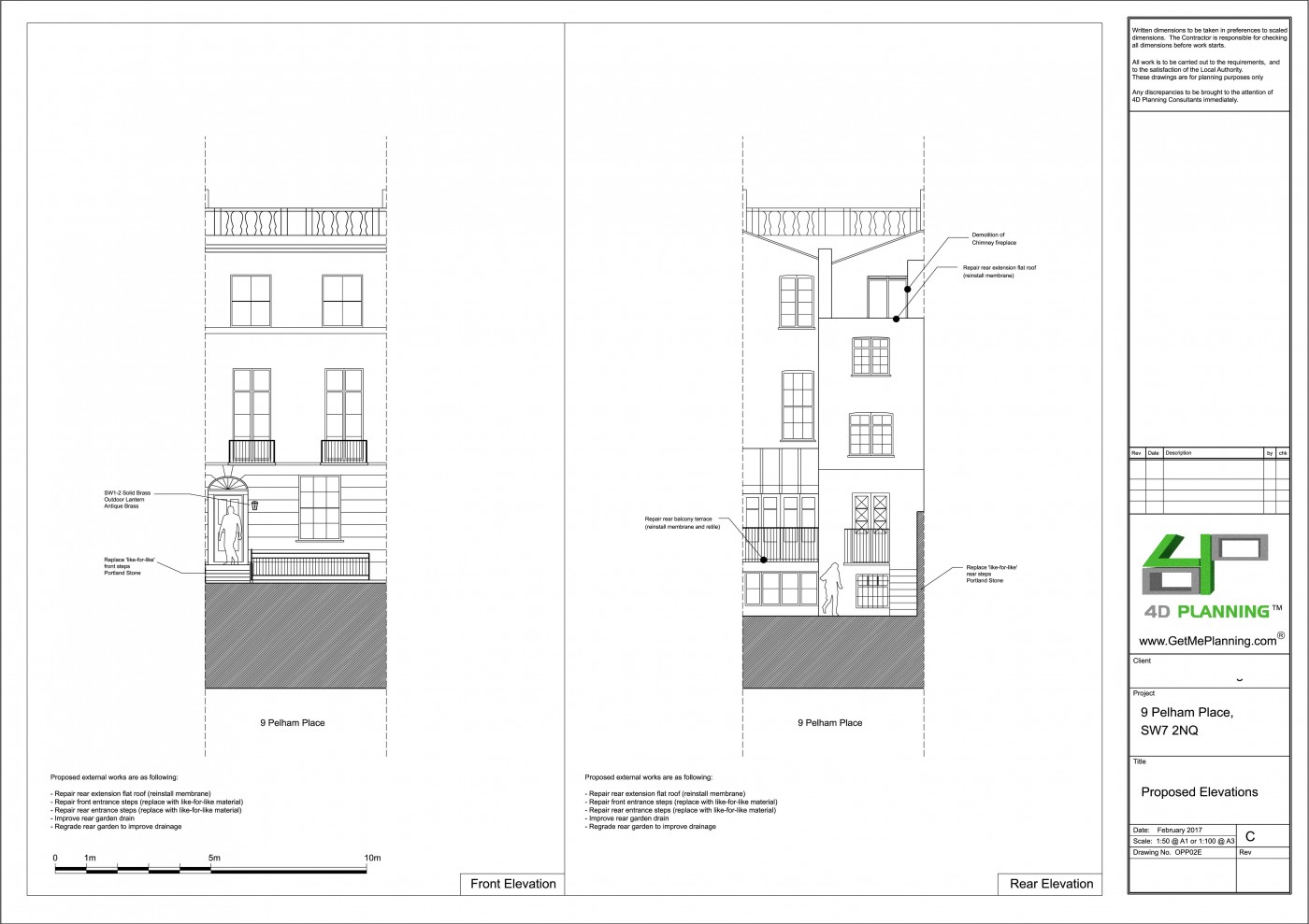 Alterations to Grade II listed building RBKC