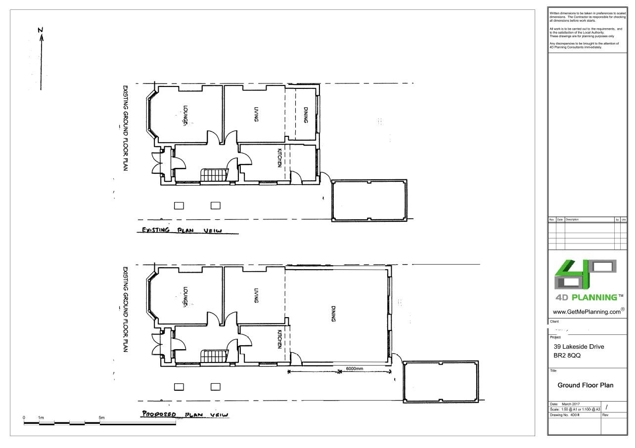 Single storey rear extension under permitted development