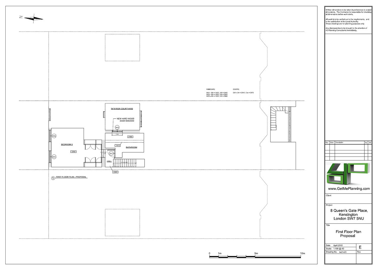 Listed building internal layout replacement windows RBKC