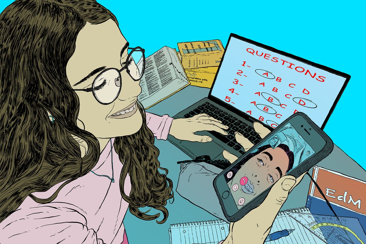Cheating in Online School? Some Students and Parents Say It’s OK