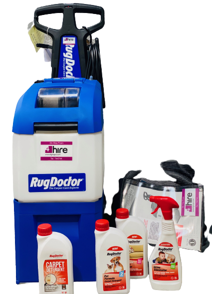 Hire Rug Doctor Upholstery Cleaner in the Channel Islands