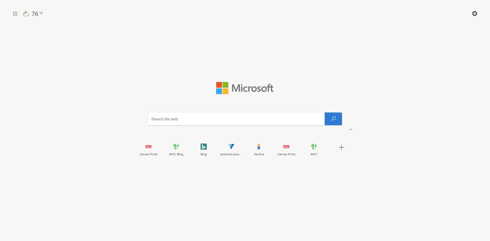 Edge New Tab Make It Your Own 4KCC