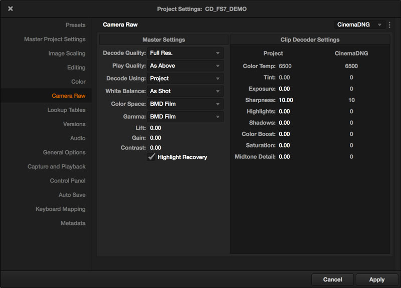 Sony FS7 and Odyssey 7Q DaVinci Resolve Workflow 4K Shooters
