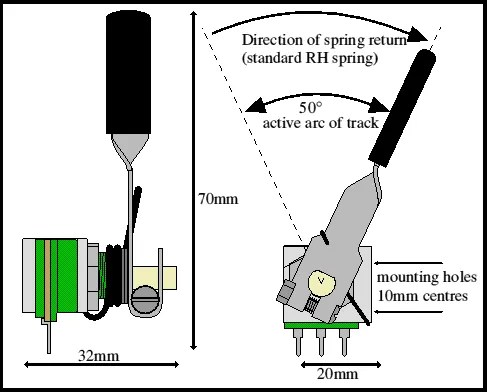 Bell Throttle Pot - 4QD - Electric Motor Control