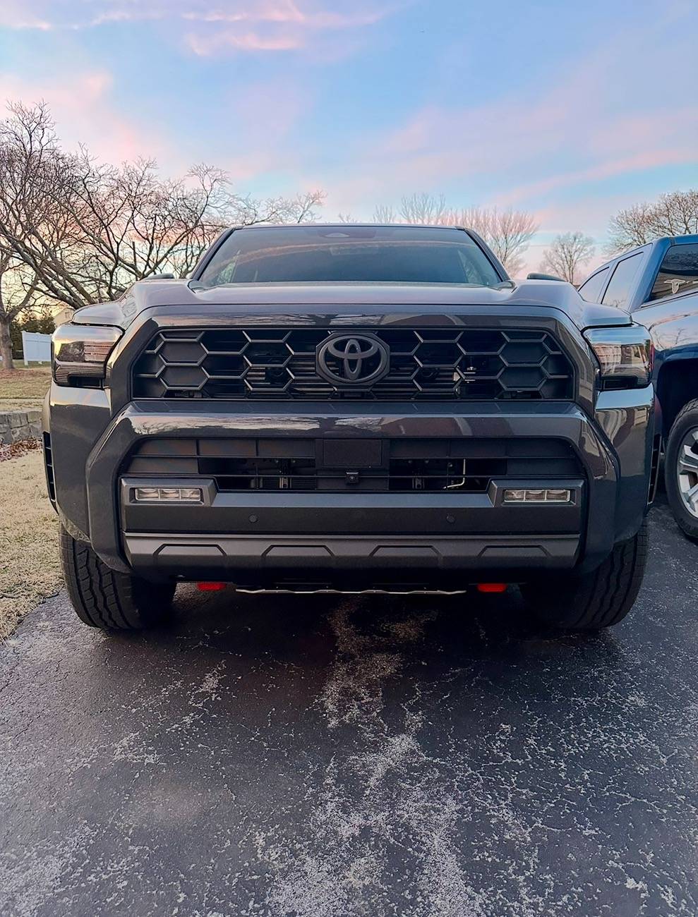 2025 4runner Trd Pro Grill Trailhunter Heritage Grill installed on ORP (TRD OffRoad Premium