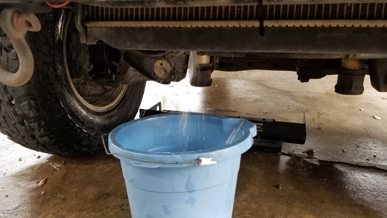 1st gen Tacoma - 3rd gen 4runner - coolant flush - **Pictures