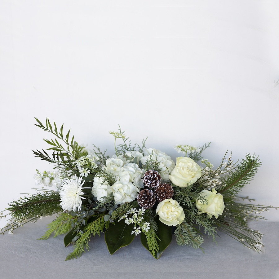 White Elegant Centerpiece Four Seasons Flowers Flower Delivery in San Diego