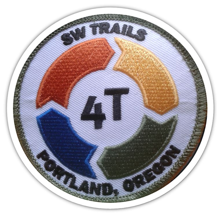 4T Trail Patches The 4T Trail, Tram, Trolley, Train