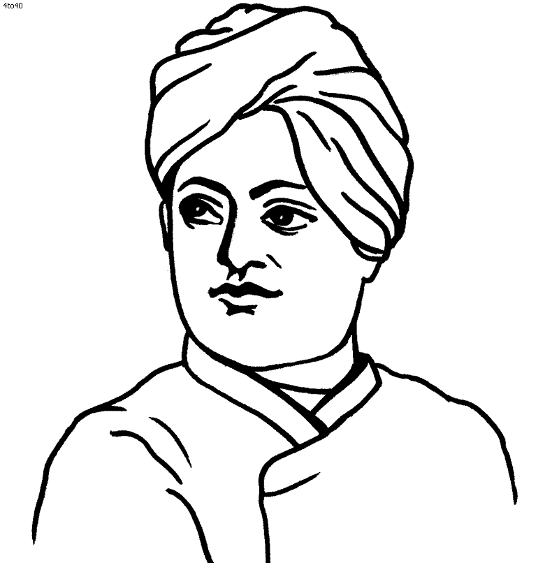 Swami Vivekananda Picture Drawing Swami Vivekananda Draw Drawing Step Pencil Bocatewasuer
