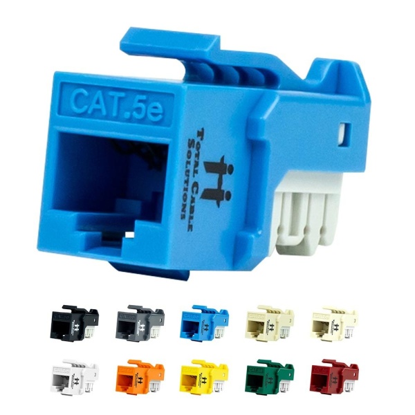 CAT5e Keystone Jack (bag of 25) TriniTel