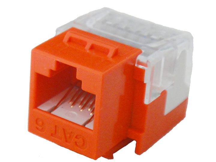 SingleRow Cat6 `ET’ Data Jack TriniTel