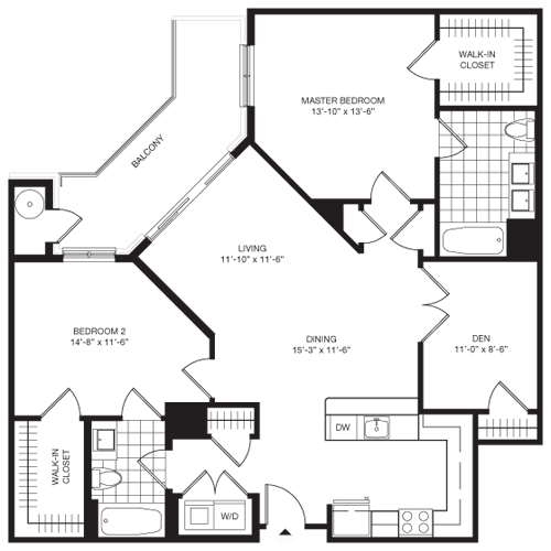 Floorplans Sheffield at Englewood South Apartments Englewood NJ