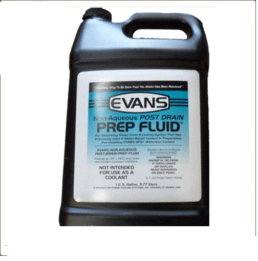 EVANS COOLANT Prep Fluid Waterless High Performance Coolant No Water No