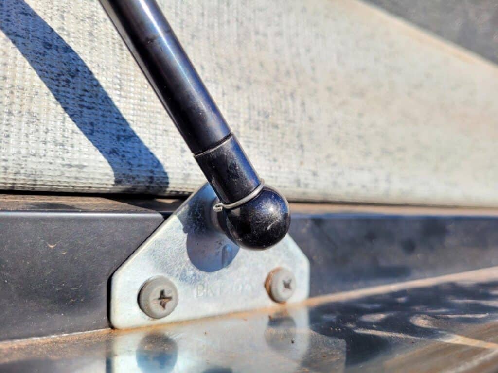 Replacing gas struts on a pop top camper; what you need to know