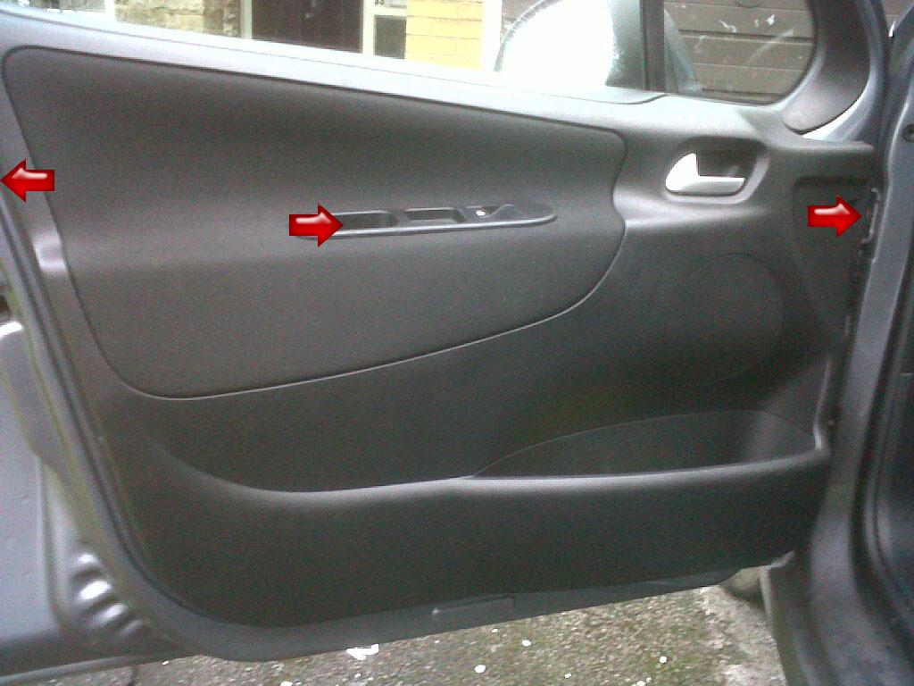 Peugeot 207 Door Mirror replacement Guide Door trim removal Door