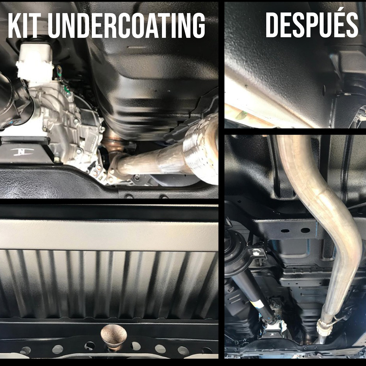 Kit Undercoating Recubrimiento Antioxidante Inferior PKIUC001