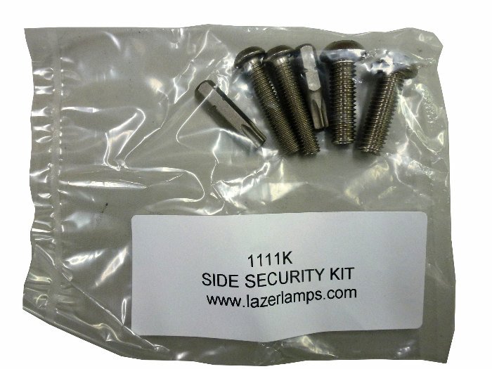 Antitheft Kit for Side Mounted Lazer Lights 4x4overlander
