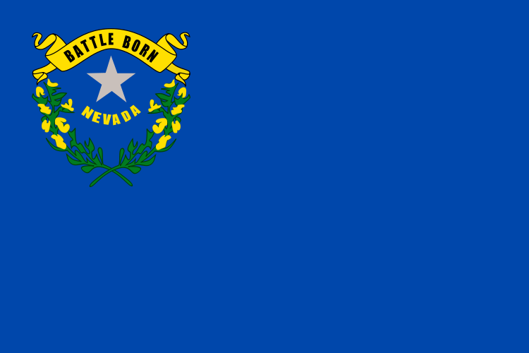Nevada State Information Symbols, Capital, Constitution, Flags, Maps, Songs