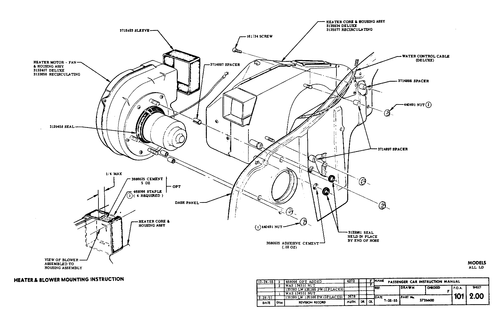 1956 Passenger Assembly Manual