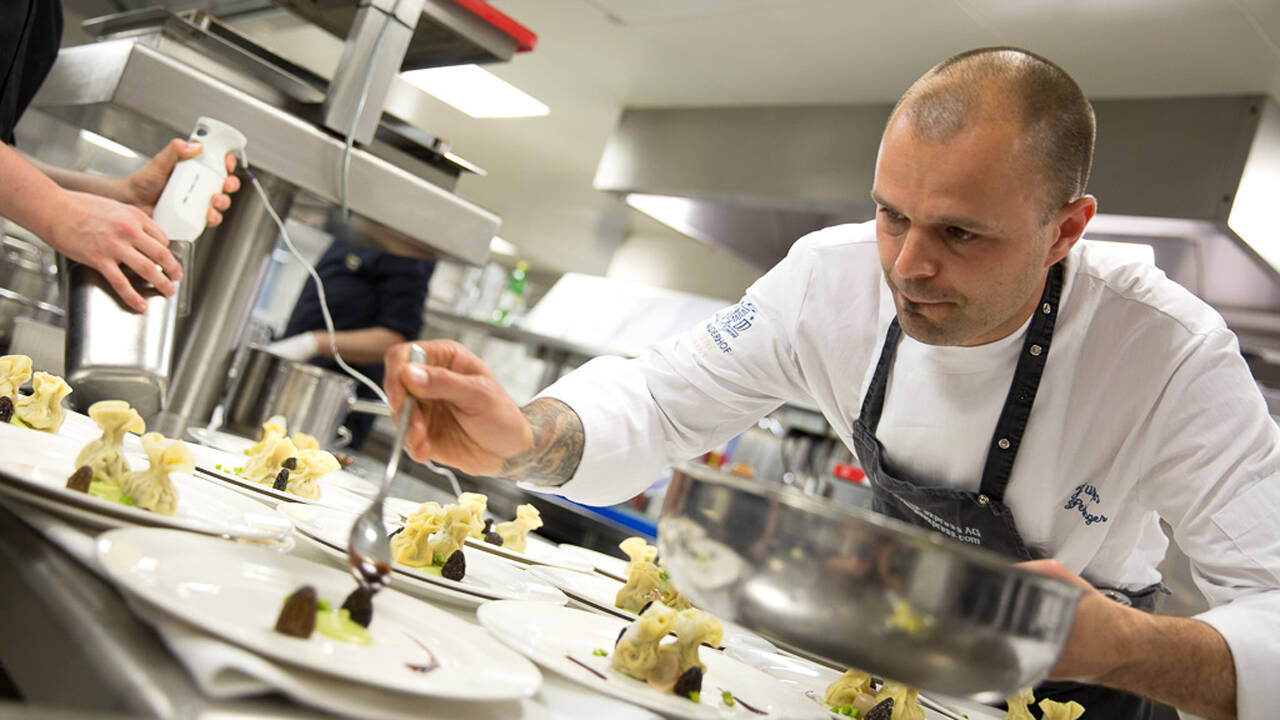 Das Kleine Restaurant im Warmbaderhof in Villach, Österreich