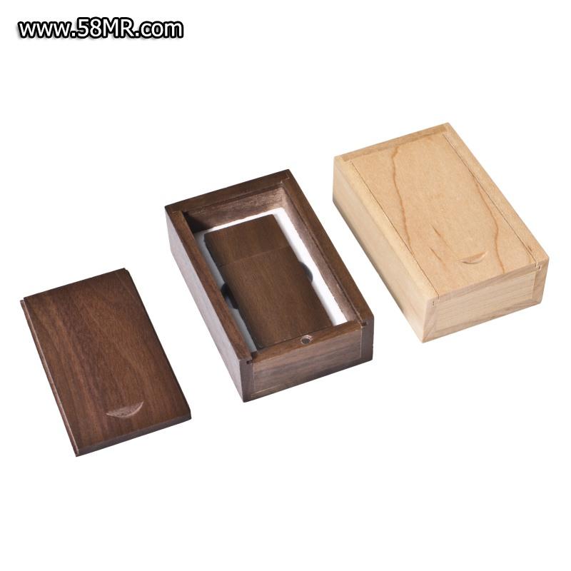 Wood DVD USB Photo Box