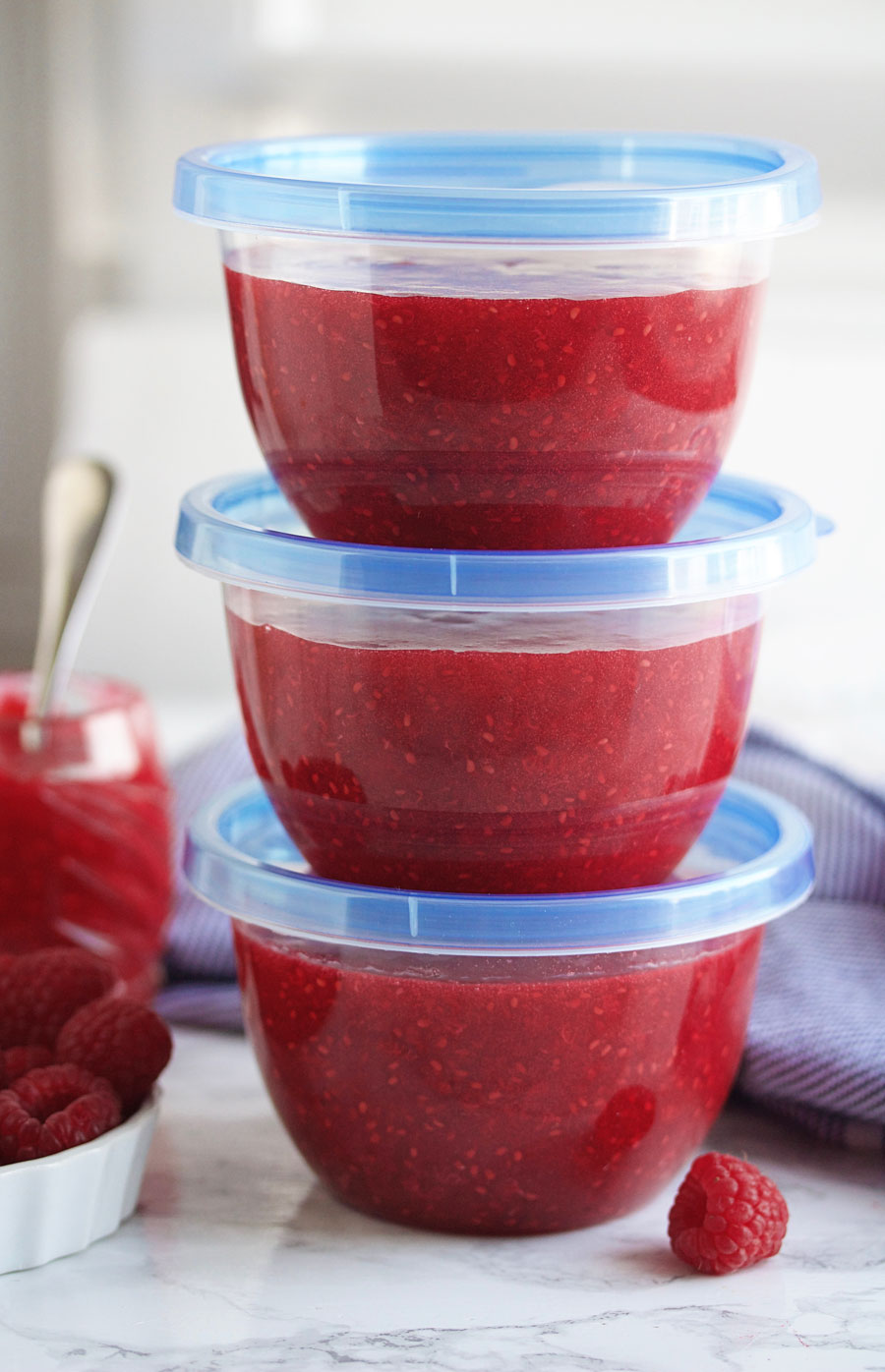 Raspberry Freezer Jam With Sure Jell World Central Kitchen