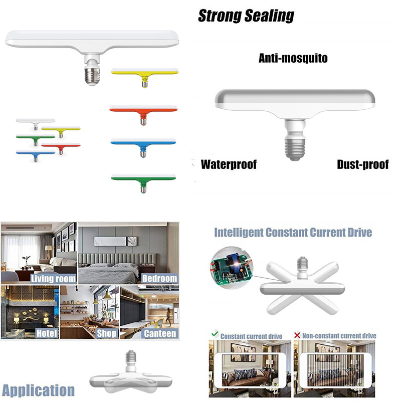 LED T bulbs, 200 mm, 12 Watts, 1200 ml , Rotary