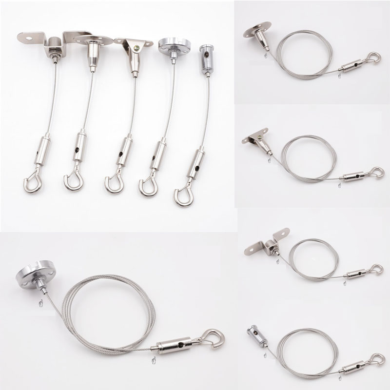 Hanging hardware for led light boxes display