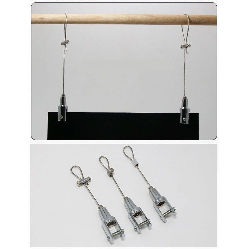Hanging hardware for led light boxes display