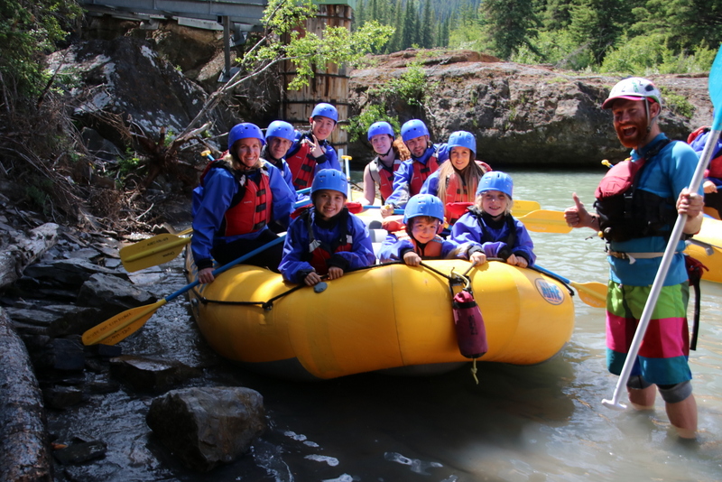 Family White Water Rafting in the Canadian Rockies 5 Lost Together