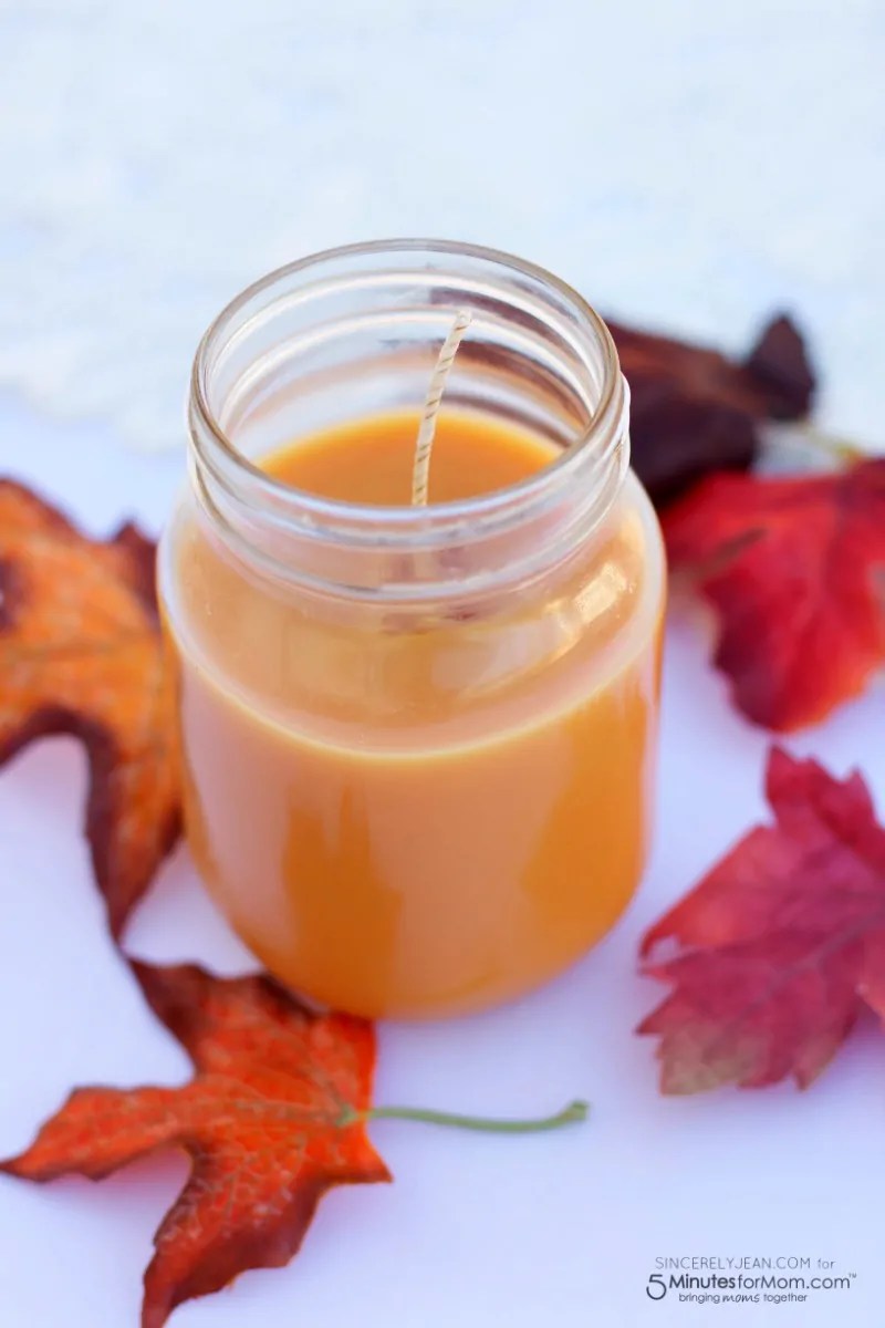 Simple DIY Fall Candle 5 Minutes for Mom