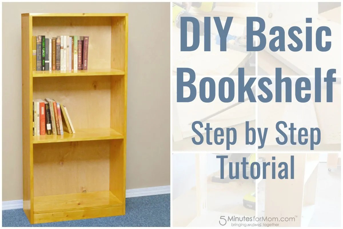DIY Basic Bookshelf How To Build A Bookcase For Beginners