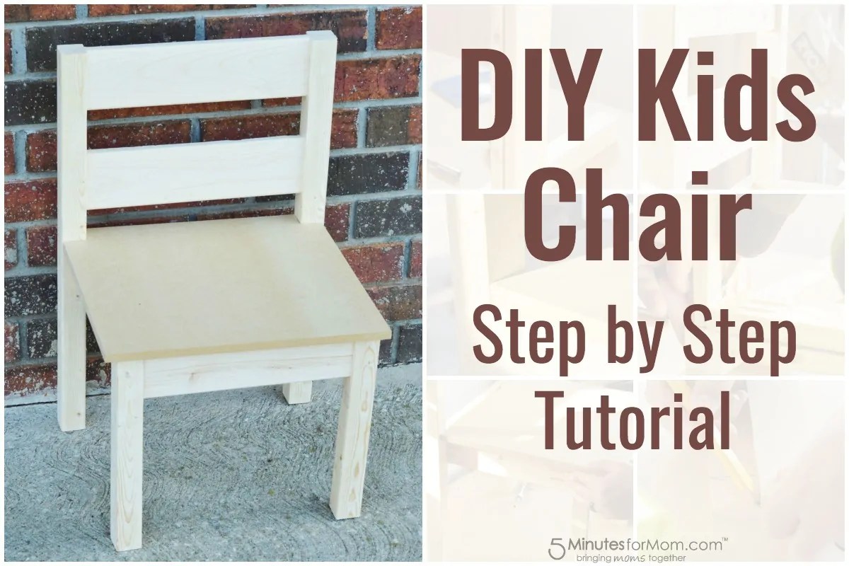 DIY Kids Chair How To Build A Kids Chair For Beginners
